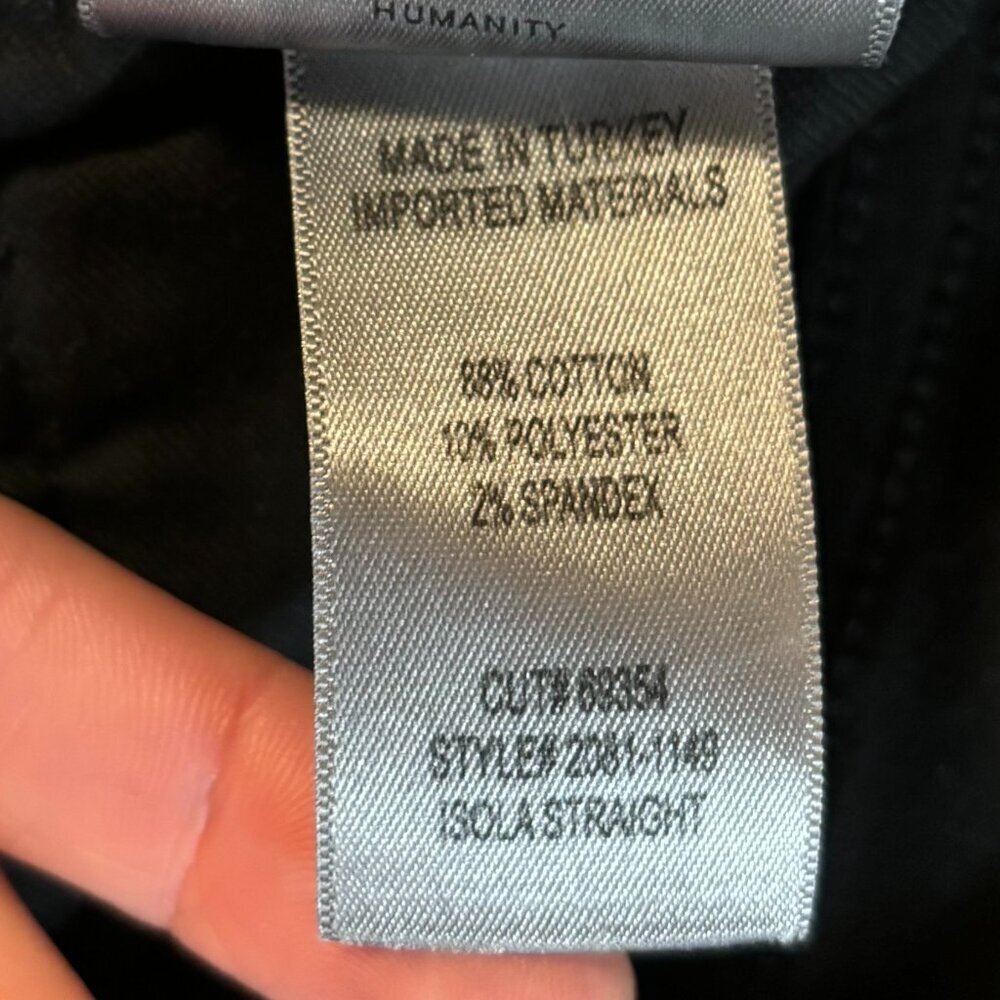 Citizens of Humanity Isola Slim Crop Jean in Plush Black, Size 25 - Picture 5 of 7